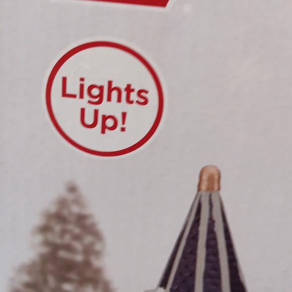 HOLIDAY TIME VILLAGE CATHEDRAL LIGHTED HOUSE - Picture 7 of 12